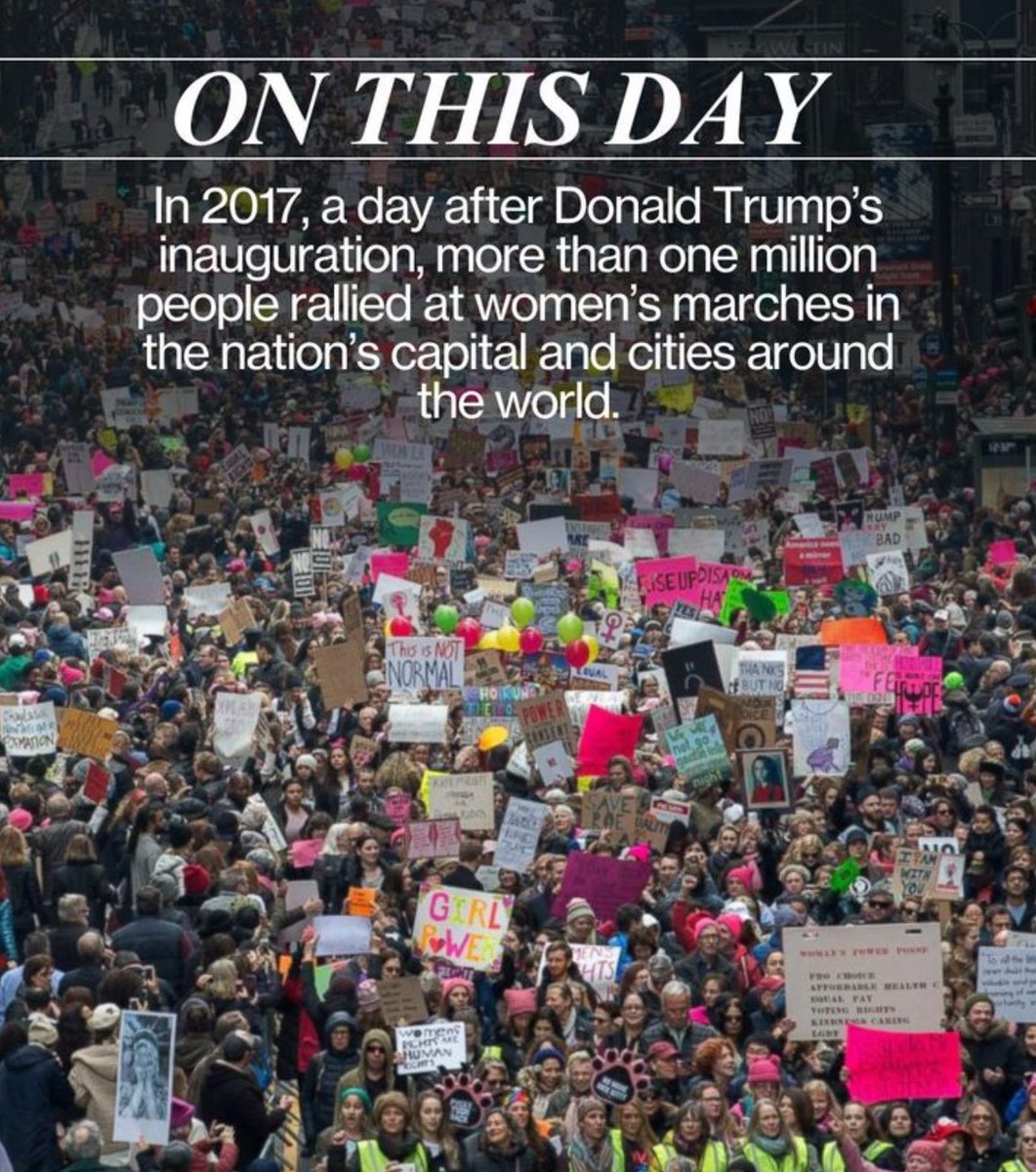 ananavarro's tweet photo. I’m proud to have been one of those millions of women who marched against Trump. Get ready. Get energized. Looks like we got to do it all over again. This time, we’ll march to the polls this November to make sure he never has another inauguration. Ever. https://t.co/uPn7W29wbI