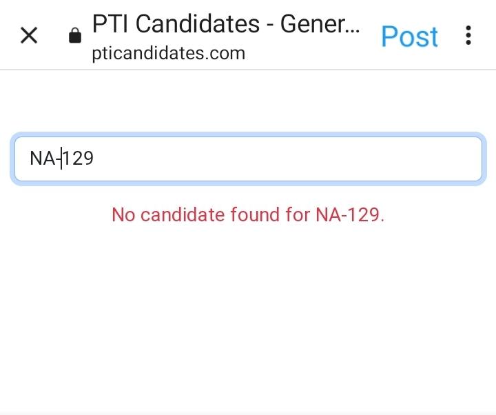 JunaidFood's tweet photo. @PTIofficial Pls update web portal https://t.co/sNw7HXtxzG