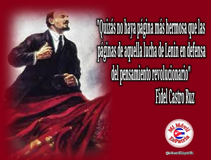 <a href="/QueipoRuiz/">Joel Queipo Ruíz</a> <a href="/DiazCanelB/">Miguel Díaz-Canel Bermúdez</a> <a href="/PartidoPCC/">Partido Comunista de Cuba</a> <a href="/torres_iribar/">Luis Antonio Torres Iribar</a> <a href="/UlisesGuilarte/">Ulises Guilarte de Nacimiento</a> <a href="/EVilluendasC/">Enrique Villuendas</a> <a href="/PieterTerry/">Yaisel Osvaldo Pieter Terry</a> <a href="/AlfredoVzquezP/">Alfredo Vázquez Pérez</a> Buenos días
Recordando al líder de la clase obrera Vladimir Ilich Lenin en su centenario de su paso a la inmortalidad.
#MiMóvilEsPatria
