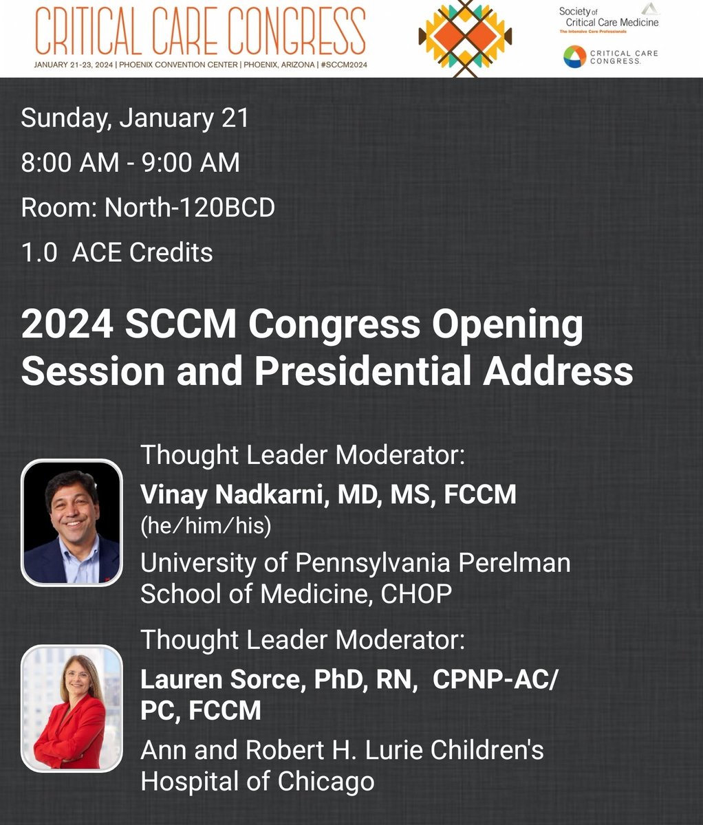 It's officially Congress time! @SCCMPresident will give their iconic opening ceremony address shortly. #SCCM2024 #SCCMSoMe Follow @SCCM_IM all week for #Medicine session updates. See you in Phoenix!