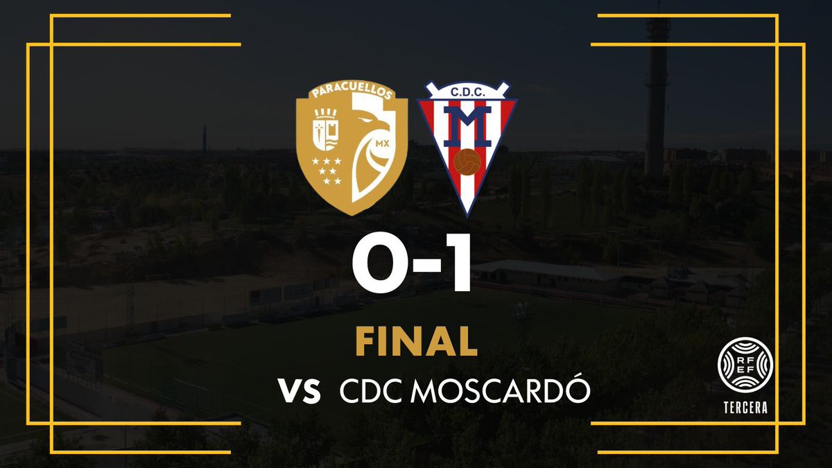 CD Paracuellos MX (@cdparacuellos) on Twitter photo ⚽⚔️ | FINAL
Cae el equipo en casa frente al <a href="/CDCMOSCARDO_com/">CDC Moscardó</a> por la mínima.
<a href="/CDParacuellos/">CD Paracuellos MX</a> 0️⃣vs1️⃣ @cdcmoscardo
#vamosparacuellosmx ⚽⚔️ | FINAL
Cae el equipo en casa frente al <a href="/CDCMOSCARDO_com/">CDC Moscardó</a> por la mínima.
<a href="/CDParacuellos/">CD Paracuellos MX</a> 0️⃣vs1️⃣ @cdcmoscardo
#vamosparacuellosmx