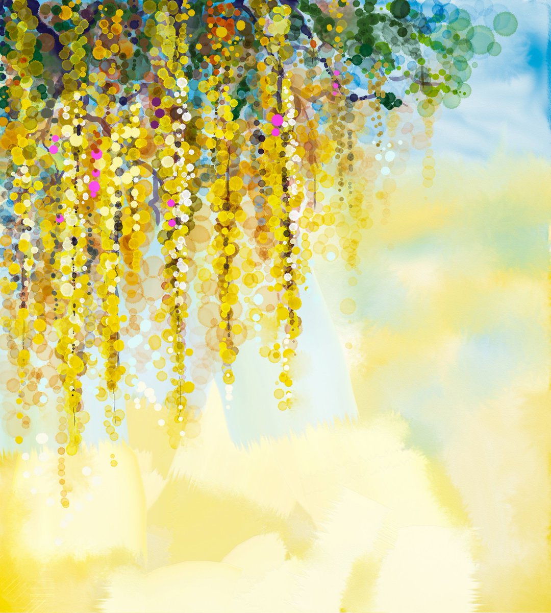 Dayana021012's tweet photo. "A canvas that tells the story of resilience and growth. The intertwining vines and blossoming flowers symbolize the triumph of life over challenges. #ResilientCanvas" https://t.co/wmuCfFy6yr