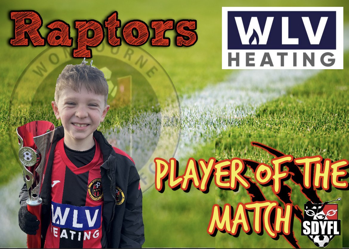 WombourneR's tweet photo. Raptor Harvey was todays Player of the Match ⚽️⚽️⚽️⚽️🦖 #HJ7 https://t.co/TKjquta7nK