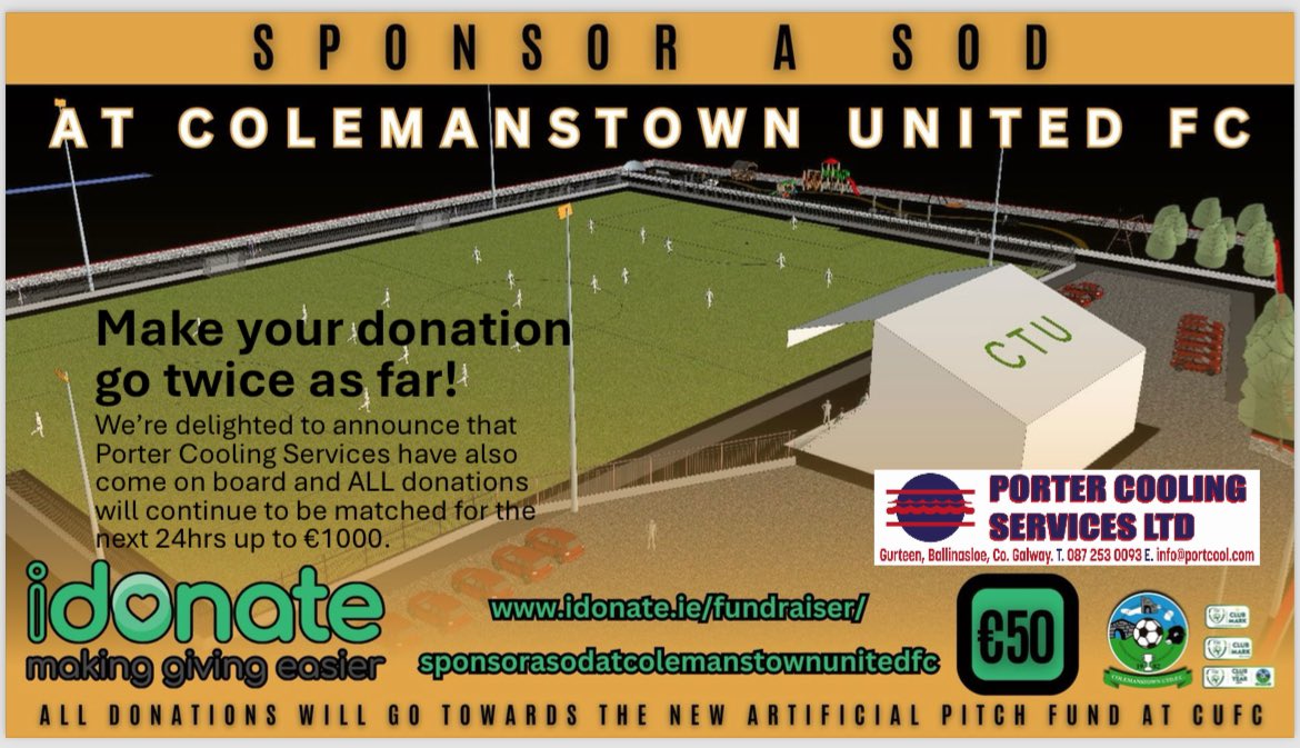 jayofinn's tweet image. We’ve now reached the €1,000 matching donor initiative kindly matched by 𝐏𝐞𝐭𝐞𝐫 𝐊𝐞𝐥𝐥𝐲 𝐂𝐨𝐧𝐬𝐭𝐫𝐮𝐜𝐭𝐢𝐨𝐧 𝐒𝐞𝐫𝐯𝐢𝐜𝐞𝐬 (pkcs.ie).

We’re delighted to announce the matching donor initiative will continue - see below

idonate.ie/fundraiser/spo…