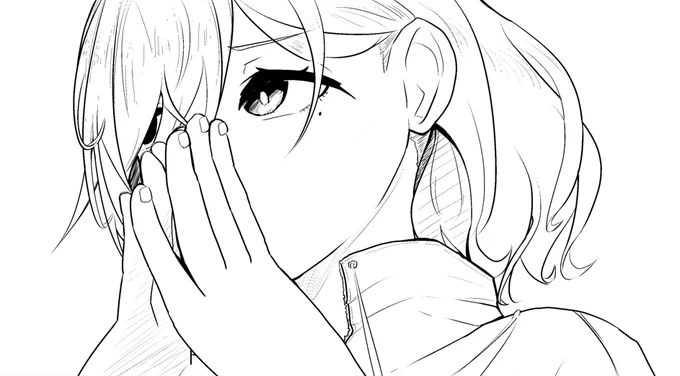 なんか凄く可愛く描けた気がして満足な進捗
#樋口円香 #シャニマス 