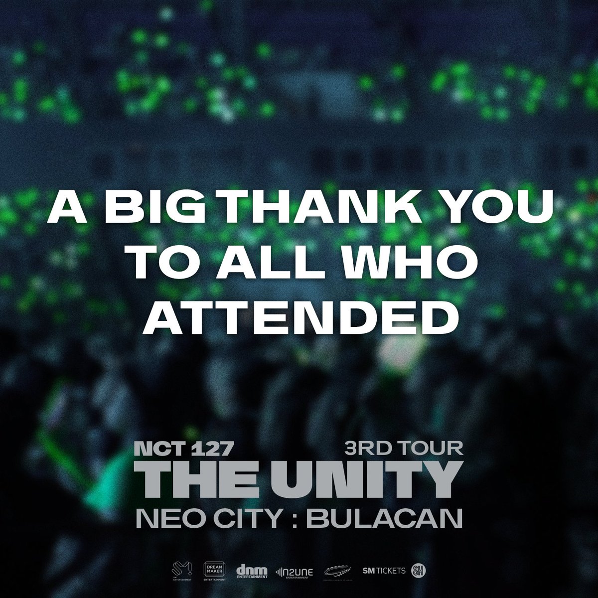 dnmentph's tweet photo. Time surely stops when we are with NCT 127! 

We sincerely thank everyone who made this event possible. We hope you enjoyed the concert as much as we did!

🗓️2024.01.21 |  6:30 PM
📍Philippine Sports Stadium
🎫SM Tickets

#NCT127 #NEOCITY
#NEOCITY_THE_UNITY
#NCT127_NEOCITY_THE_UNITY
#NEOCITY_THE_UNITY_in_BULACAN