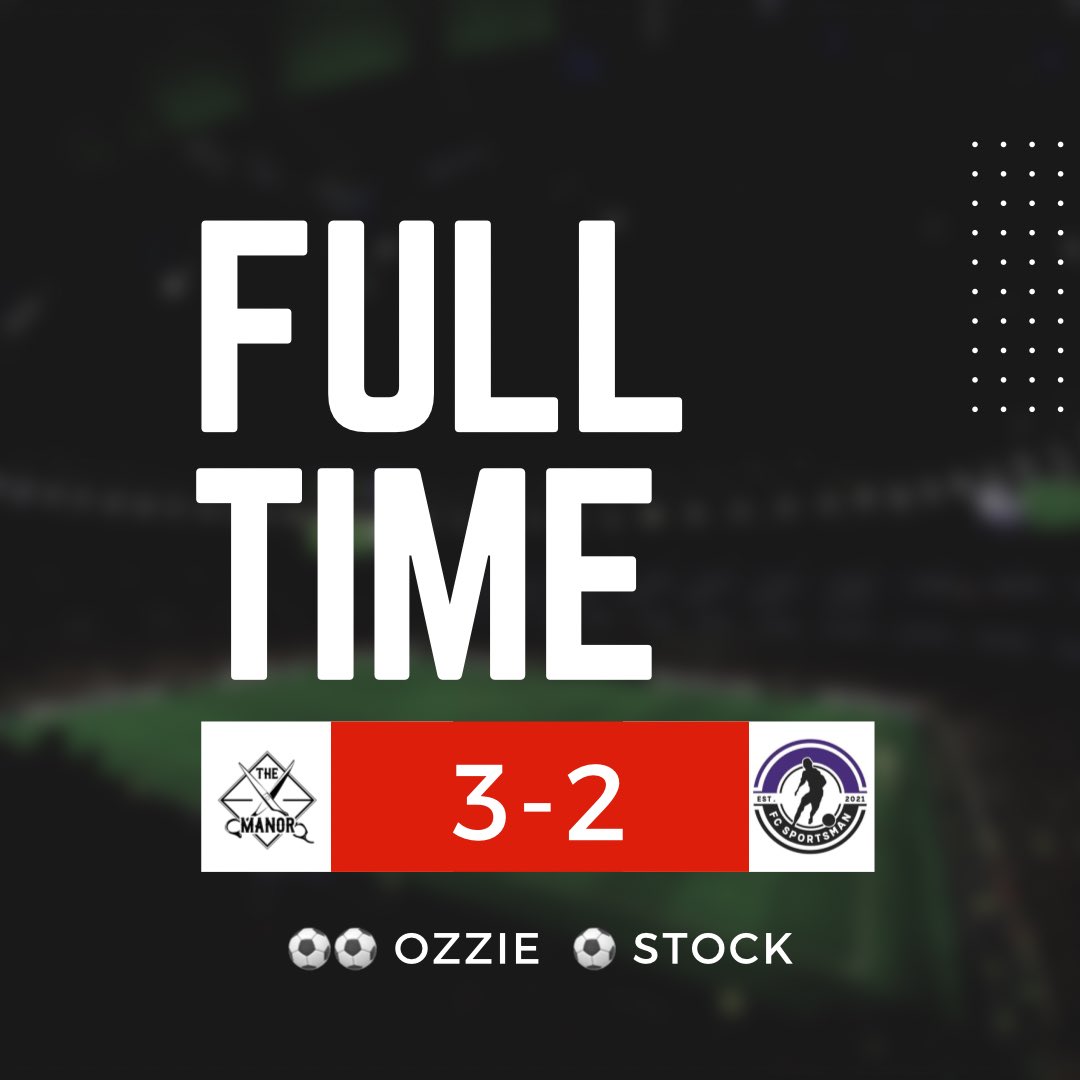 Round of 16 Cup Game! 

Massive 3-2 win for The Manor FC today against a very good <a href="/fc_sportsman/">fcsportsman</a> side! 

Great side, good people too. Cheers for a good game lads!

2 penalties for Star Boy Ozzie and a free-kick by Stock aka KDB.

We go through to the quarter-finals!