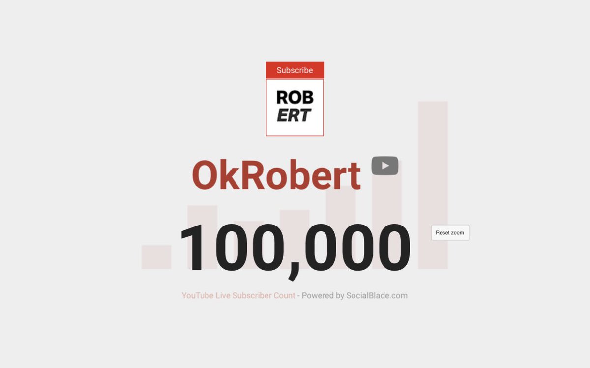 LETS GOOOOOOOOOO big big big W for Robert. I remember when I hit 100k this man was there with me, helping me record Halo maps. SO glad to see Robert there now!