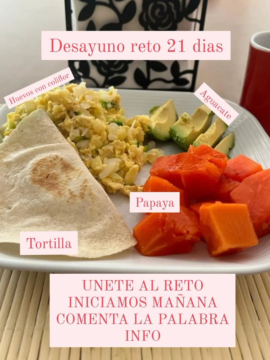 NutriologoGiron's tweet photo. Desayuno reto 21 dias https://t.co/3pERhf4Ynx