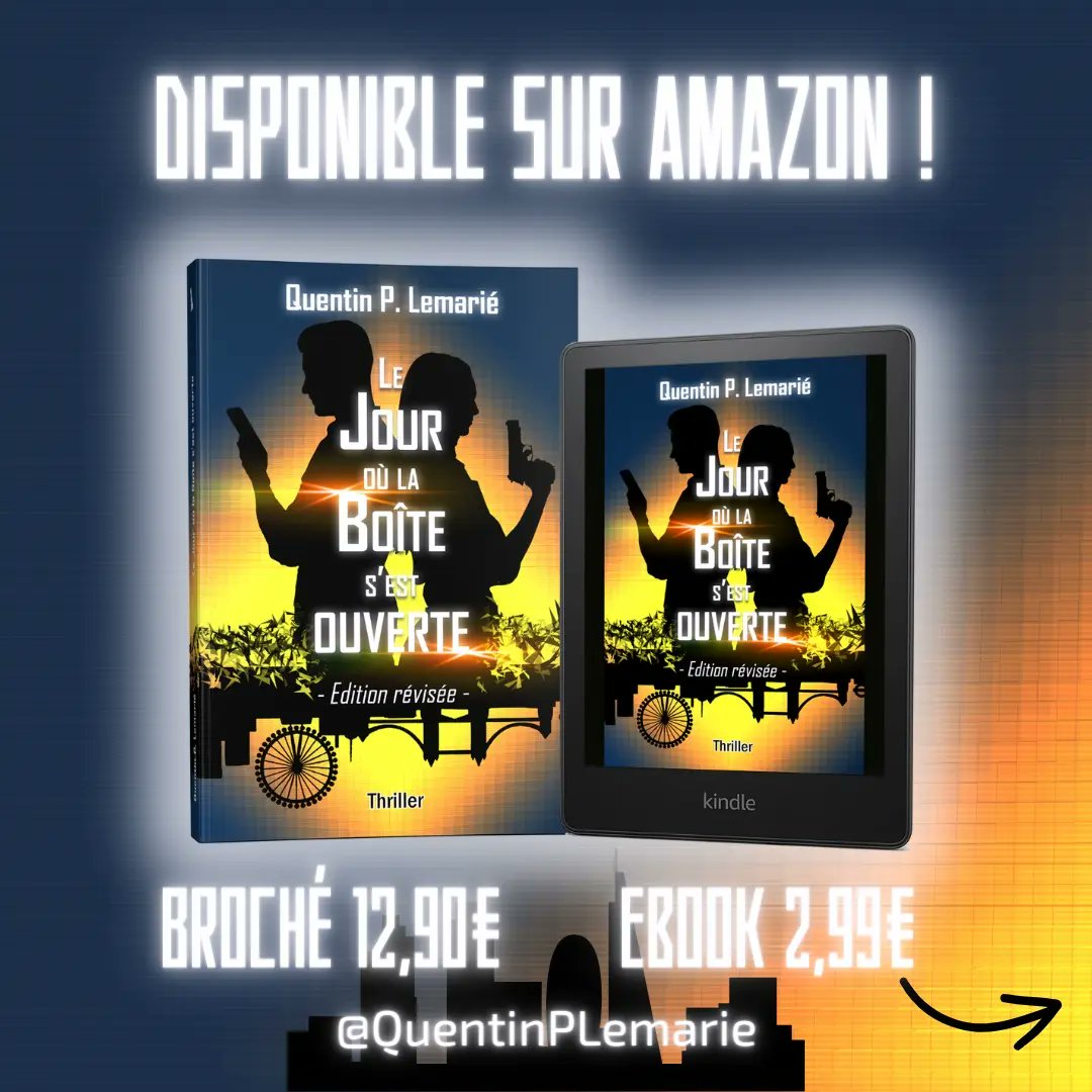 QuentinPLemarie's tweet photo. 🎉 Mon roman est sorti !! 🎉
Suivez le lien dans ma bio ou ci-dessous pour y accéder ! (plus d'infos dans le thread) ⤵️
Le Jour où la Boîte s'est ouverte, édition révisée https://t.co/dvmBQf2QoG https://t.co/10Hhsk7eQT