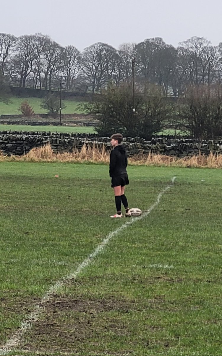 No u13s fixture today meant Oliver could make his reffing debut for the u10s! @BrighouseHighPE @OldBrodleians