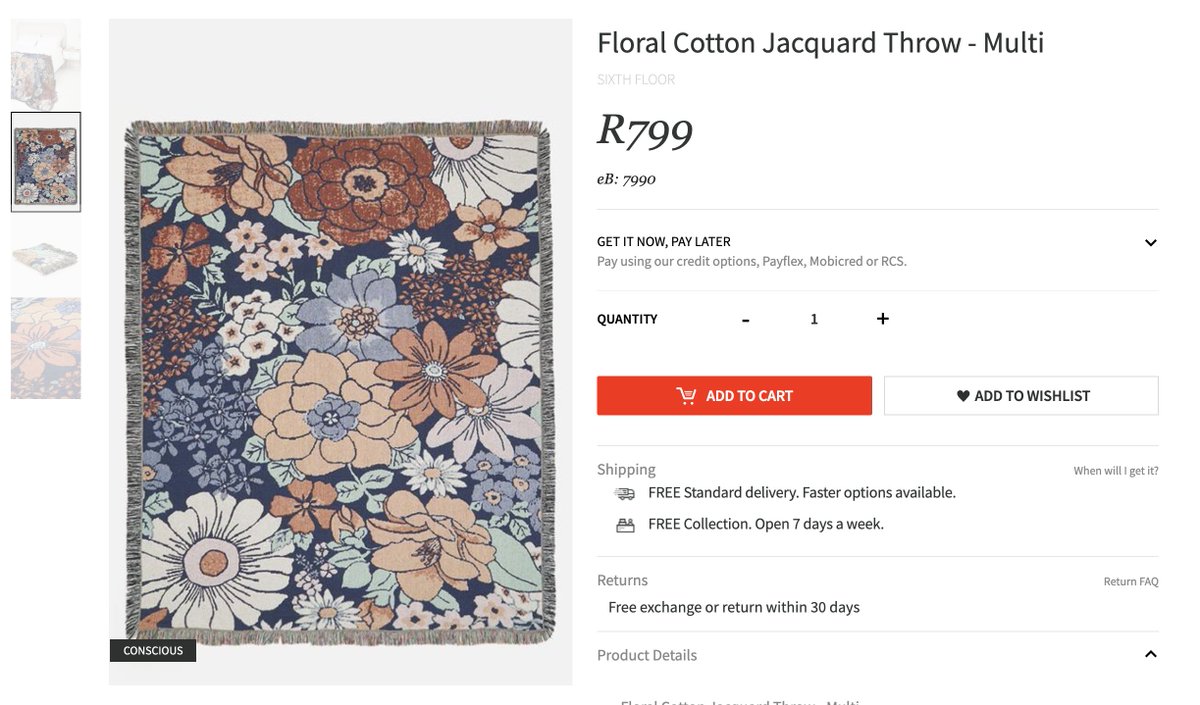 spotfishy's tweet photo. I mean, I think it's pretty funny. One single google lens search on the literal first item: @ValleyCruise you seen this? Special shout out to @superbalist  for adding the hilarious "Conscious" tag on there. https://t.co/zsu6xM5qtX