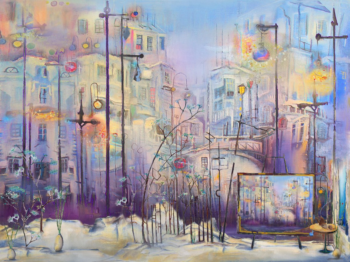 "A true gem! The composition and color palette evoke a sense of tranquility and beauty. #TranquilCanvas"