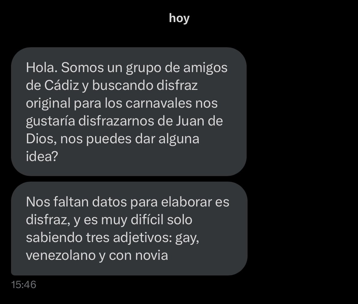 Jimbo4xL's tweet photo. que no puede faltar en un disfraz de juan de dios https://t.co/EvtAF8x0OB