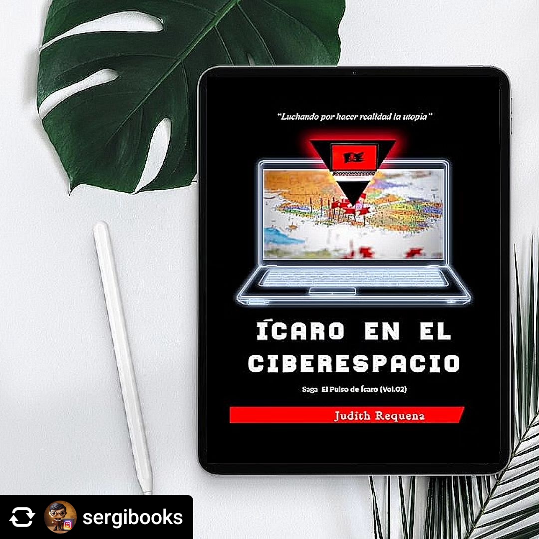JudithRequena's tweet photo. Posted • @sergibooks
"𝙄̄𝙘𝙖𝙧𝙤 𝙚𝙣 𝙚𝙡 𝙘𝙞𝙗𝙚𝙧𝙚𝙨𝙥𝙖𝙘𝙞𝙤" promete llevarte a un viaje lleno de intriga tecnológica y acción desbordante. Con Laia liderando su ciberejército, la narrativa se presenta como una montaña rusa de emociones. 
#libros #ícaroenelciberespacio https://t.co/KZRm9MeGl8