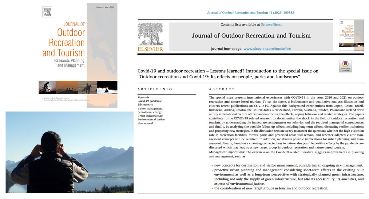 Journal of Outdoor Recreation and Tourism tweet media