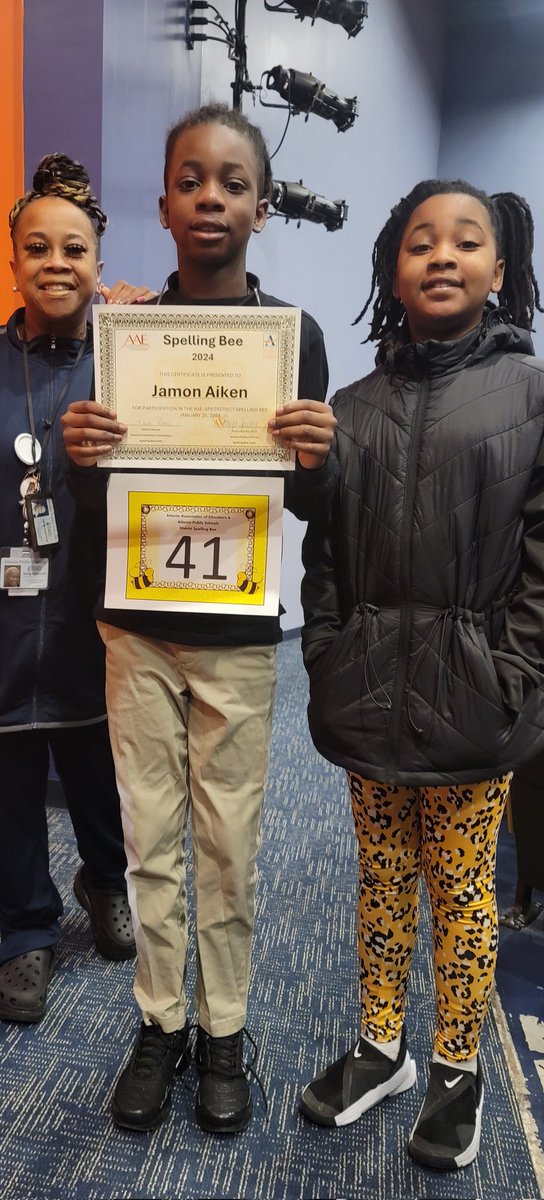 APS District Spelling Bee @apsupdate We appreciate Jamon A. for his dedication to this sport! Eagles Soar... @APSBESTACADEMY @reprimas @BESTEaglesFB @JrotcAcad @BESTAcademySci @shannon06_atl @Hill_Mentors @lockett_adams