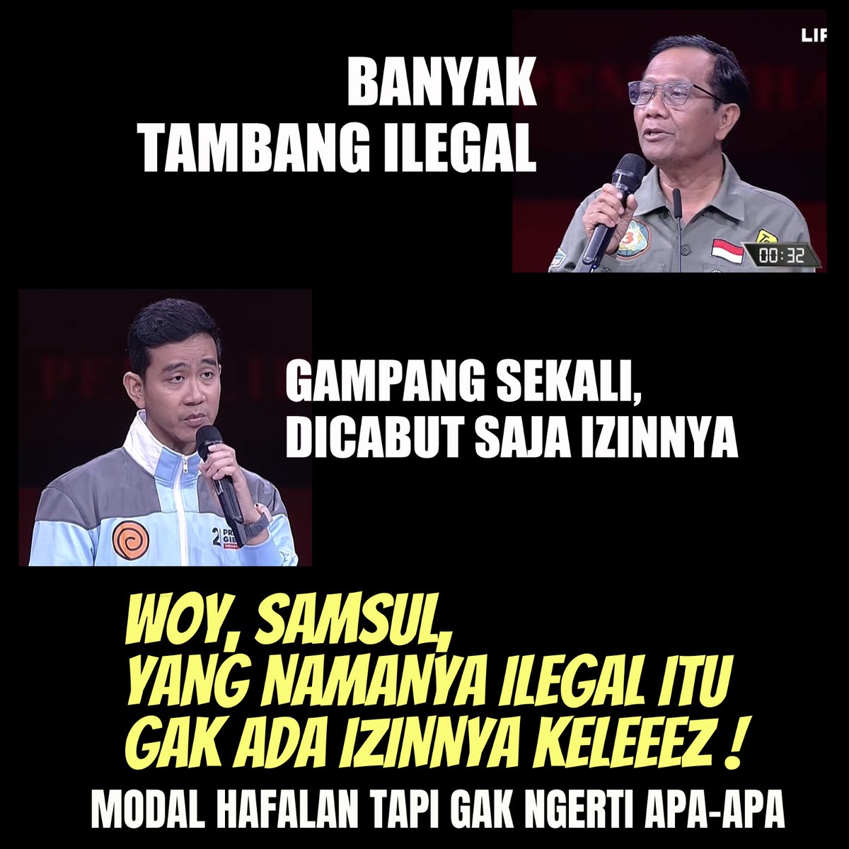 Aditinurchand's tweet photo. Memang agak laen samsul ini 😅
#SalamMetalGanjarMahfud https://t.co/n7LBbxSKGO