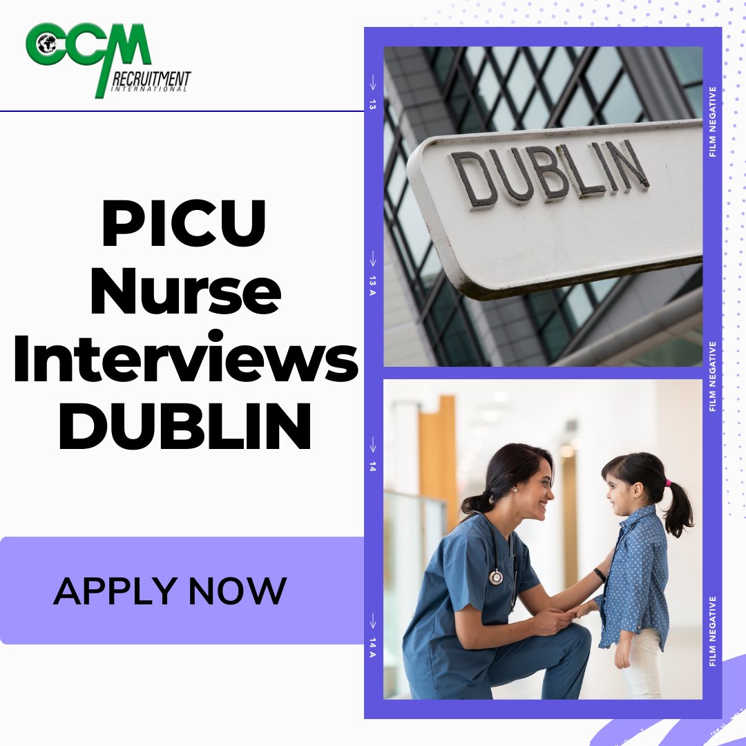 #PICU NURSES WORK IN IRELAND!We've fantastic opportunities for skilled nurses with experience in caring for #paediatric patients within PICU.Our client is a large specialist centre in Dublin.Interviews will be held in second half of January 2024! Apply at bit.ly/3S6hNWe