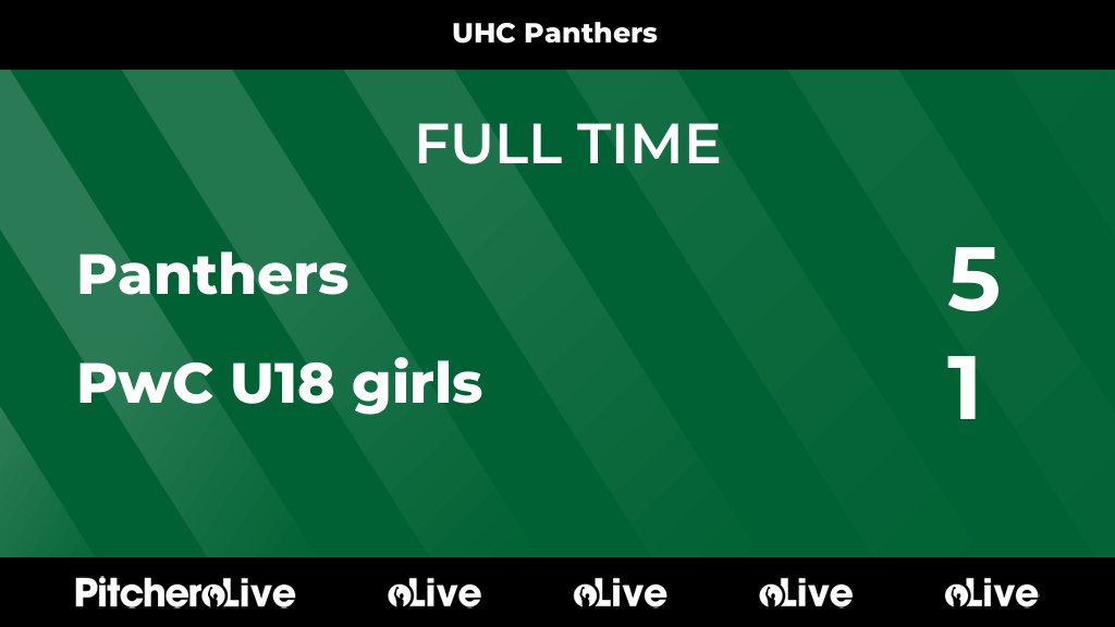 FULL TIME: Panthers 5 - 1 PwC U18 girls #PANPWC #Pitchero pitchero.com/clubs/guernsey…