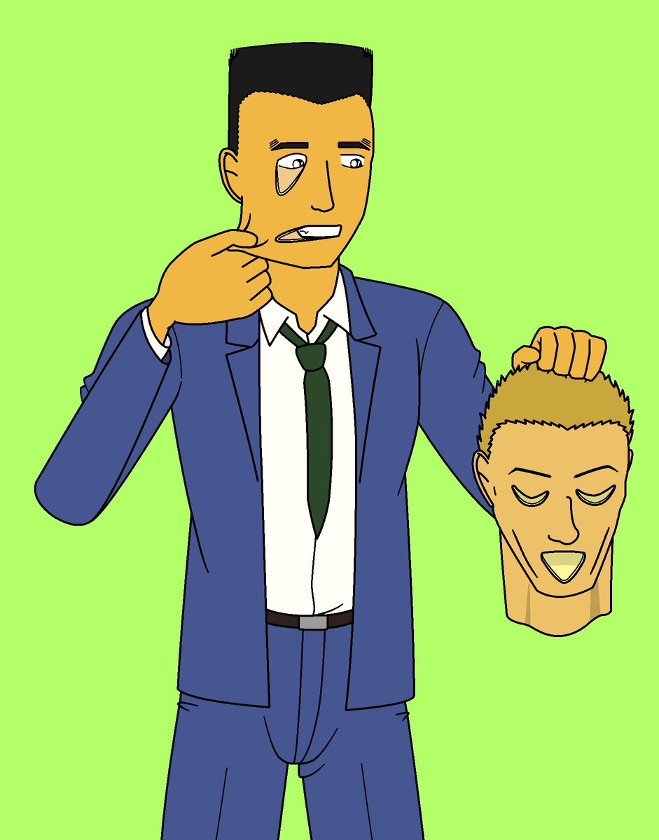 #このキャラが怪盗キッドが変装した人物だったら

トラブル回避の為に、変装を変える予備マスクも万全にして潜入する怪盗キッド