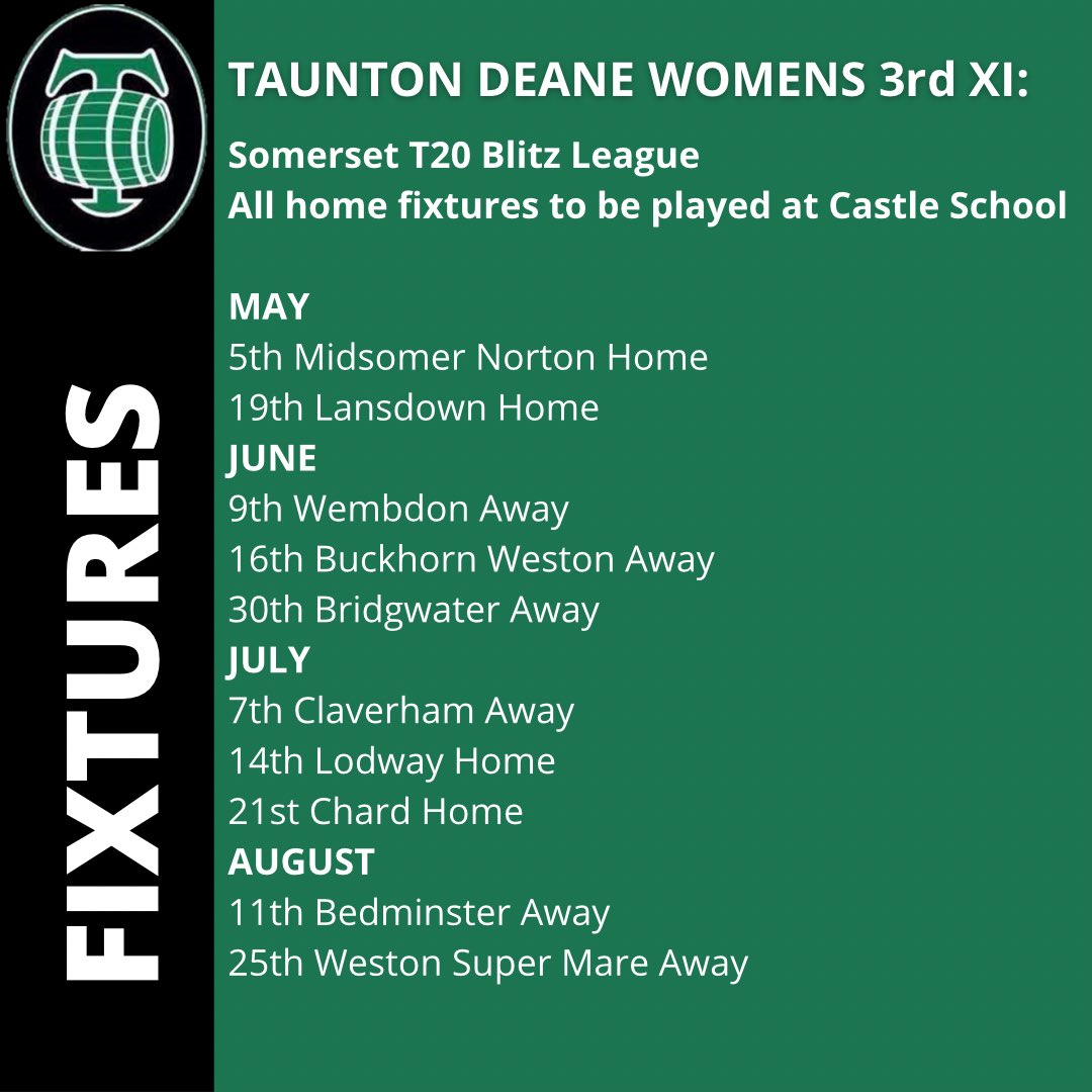 TDCCWomen's tweet photo. 2024 Fixtures have been released! 🚨 

A lot of new opposition across all our teams this year 🏏 With training already started the women are looking forward to getting going with the 2024 season! https://t.co/VidYzceoam