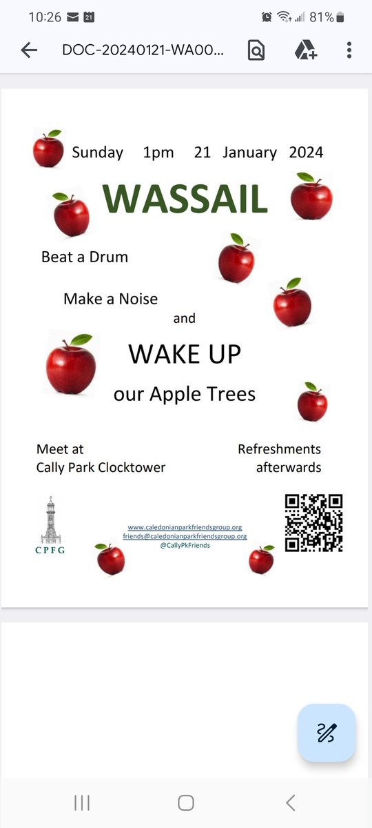 🥁🪇🎶"Here we come a wassailing...!"🎵