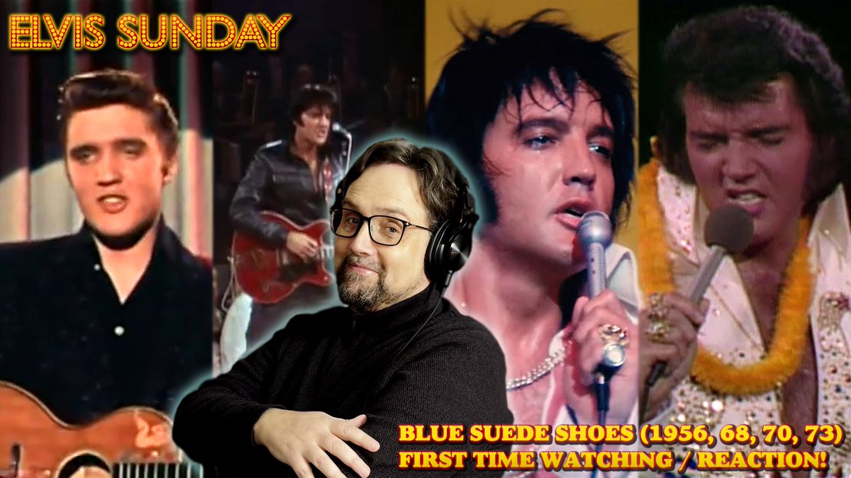 ELVIS SUNDAY! BLUE SUEDE SHOES (1956- 1973) - FIRST TIME WATCHING / REACTION! youtu.be/mxOnJYxsrzA
Four pairs of #BlueSuedeShoes this week with performances spanning 17 years between 1956 to 1973. #Elvis #68ComebackSpecial #AlohaFromHawaii #ThatsTheWayItIs #TCB #ElvisReaction