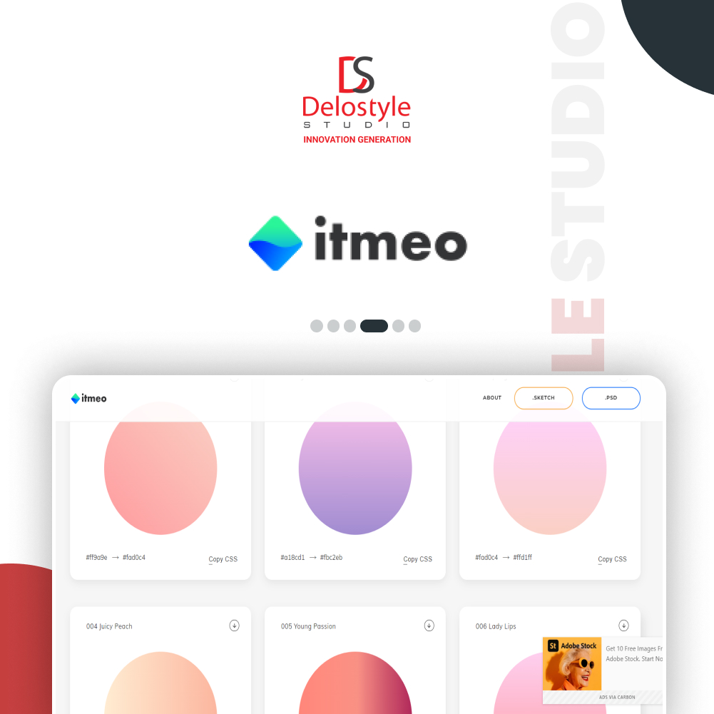DeloStyleStudio's tweet photo. Unleash a world of color brilliance with DelostyleStudio! Explore the top websites for gradients and transform your design vision.
https://t.co/c29dKGaPIO
#Gradients #DesignInspiration #GradientDesign #ColorGradients #WebGradients #GradientInspiration #GradientPalette https://t.co/3AJacNR7Eh