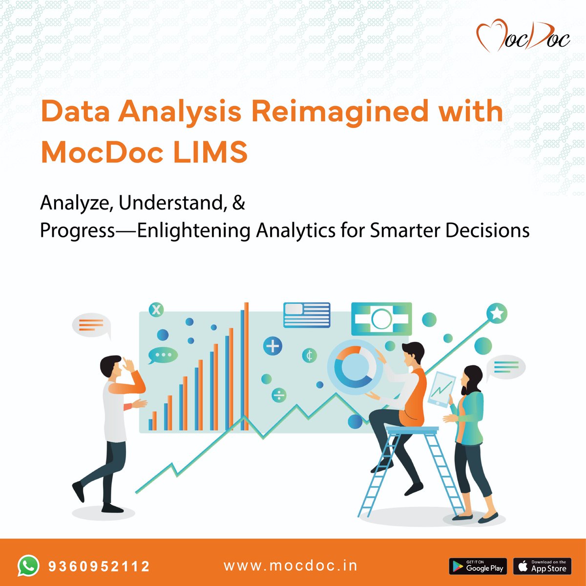 mocdoc__in's tweet image. Explore the depths of your lab&apos;s data with MocDoc LIMS. Our advanced analytics clarify your test types and frequencies, guiding you toward optimal progression. Data isn&apos;t just numbers its your path to innovation.

#lims #limssoftware #laboratory #pathologylab #labtechnician #SaaS