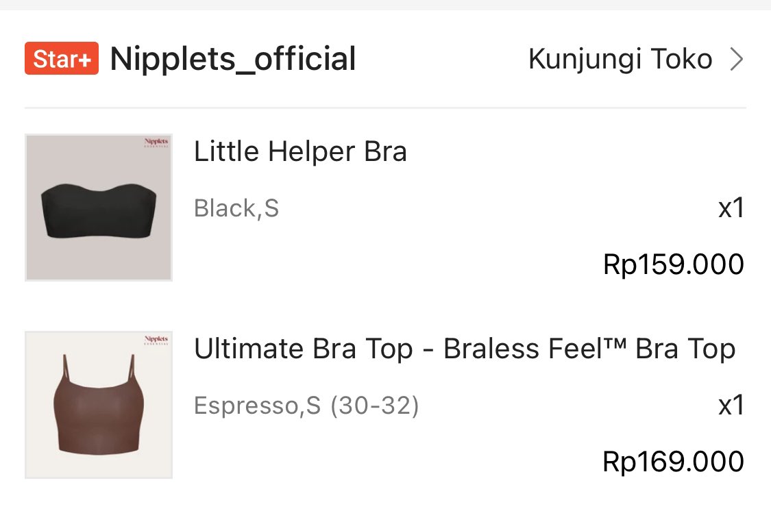 leviousargh's tweet photo. @chanumalyfe @nipplets_team Size little helper ok tin dan gak melorot (ril), bra top kekecilan sikit mwstinya M https://t.co/jVPuwDzfbx
