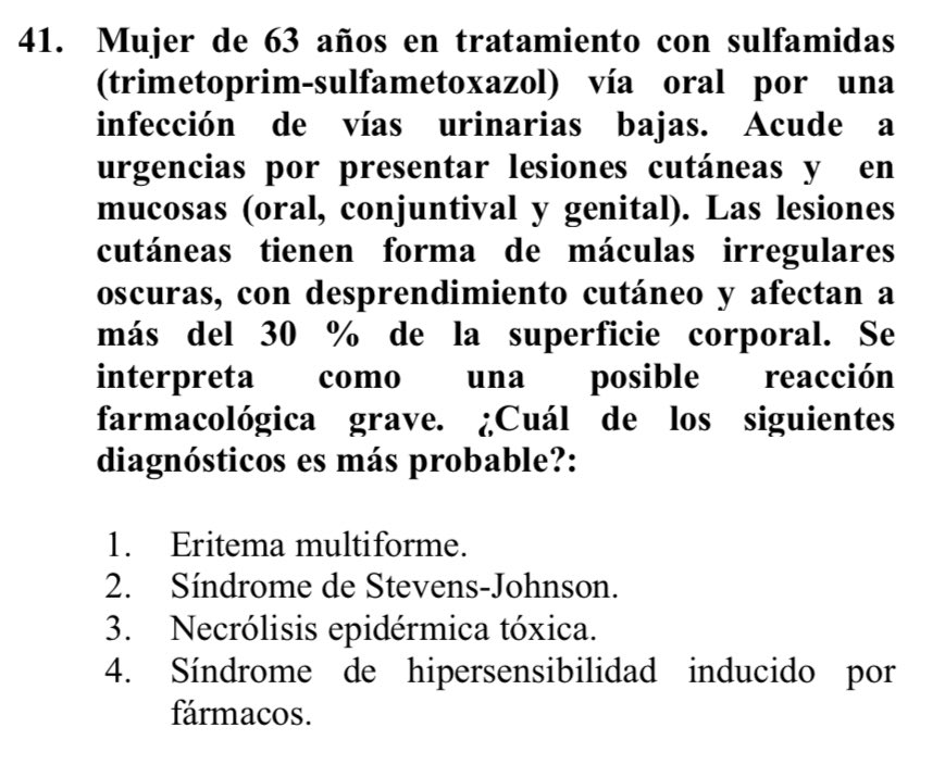 dr_letran's tweet photo. #MIR2024 Reacción grave por medicamentos. La clave es la extensión: NET. https://t.co/JFlb6d6VNk