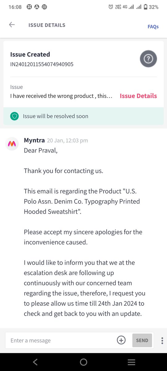 PravalTomar0's tweet photo. @MyntraSupport please return this product https://t.co/qniRJrhtOx
