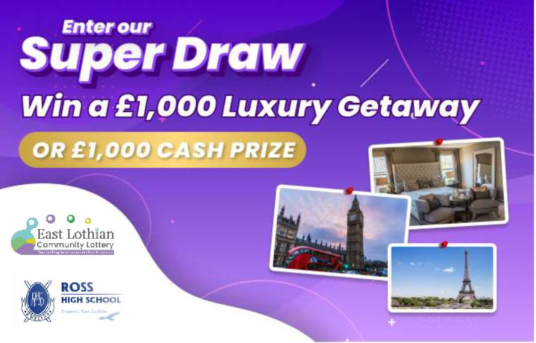 RossHSParentCouncil (@rossparents) on Twitter photo We had another winner of £2k in the lottery draw last night! Congratulations to them. Here's the latest bonus offer from the lottery- win a getaway or a £1k cash prize. Thanks to everyone supporting <a href="/rosshigh/">Ross High School</a> eastlothianlottery.co.uk/support/ross-h… We had another winner of £2k in the lottery draw last night! Congratulations to them. Here's the latest bonus offer from the lottery- win a getaway or a £1k cash prize. Thanks to everyone supporting <a href="/rosshigh/">Ross High School</a> eastlothianlottery.co.uk/support/ross-h…