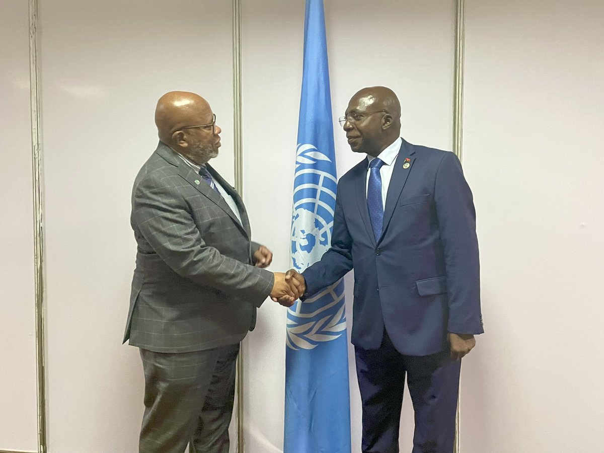 Pleasure to see my dear friend, Ambassador Téte António, Minister of Foreign Affairs of Angola Let us, together, reaffirm our faith in multilateralism, reinforce our commitment to South-South cooperation and magnify the united voice of the Global South