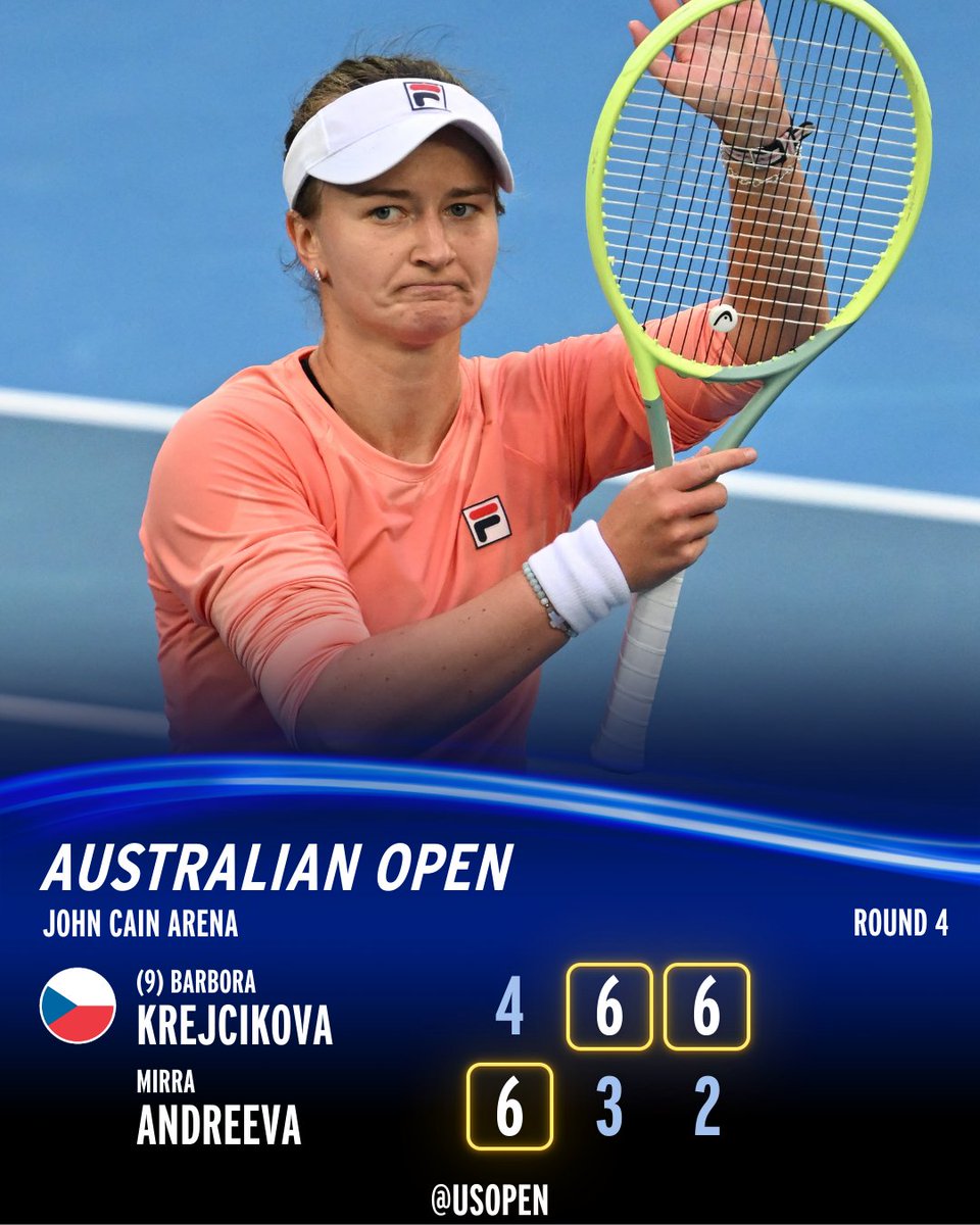 Krejcikova continues onto the quarterfinals!