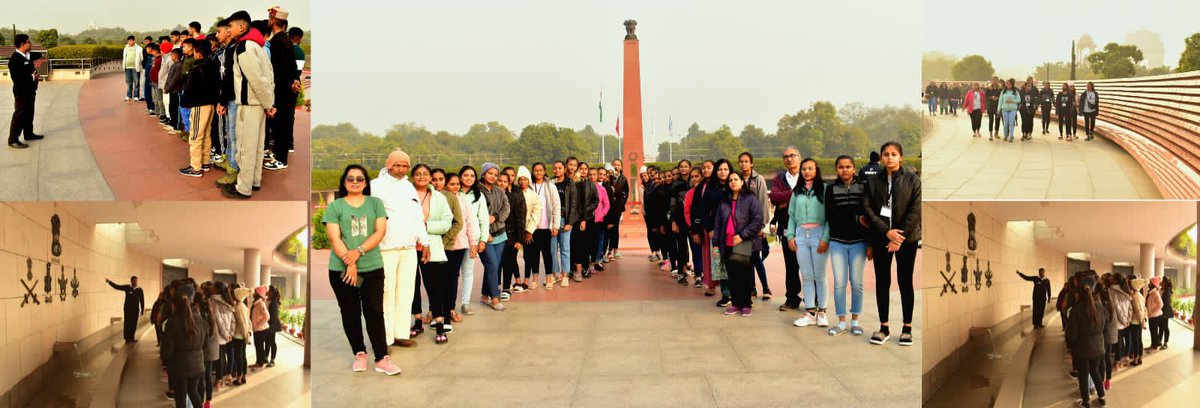 salute2soldier's tweet photo. In the wake of #Republic Day Celebrations, cadets from 25 Friendly Foreign countries, participating in #YouthExchangeProgram, & students participating in National School Band Competition visited #NationalWarMemorial as a part of #motivational tour. https://t.co/OpCqSdhEmi