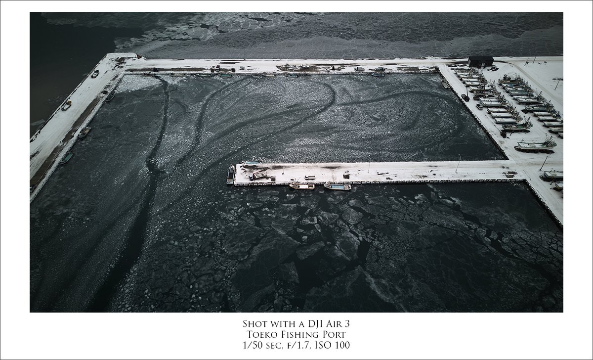 Thanks for all the lovely B'day messages! I can't reply personally to them all as I'm still catching up after returning from my Hokkaido Landscape Photography Adventure. Here's a drone shot from the trip.