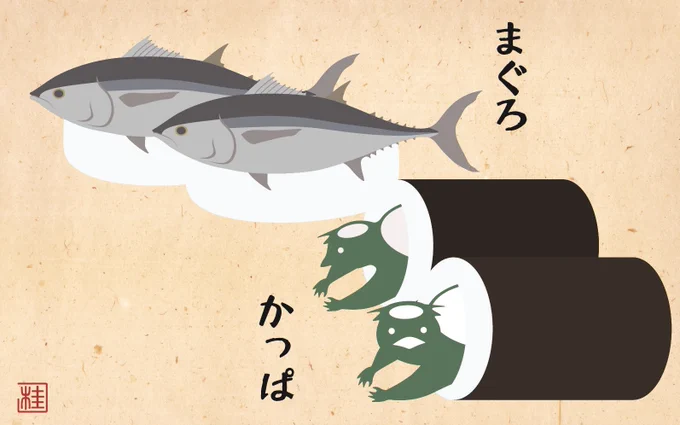 すこやか河童
「おすし」 