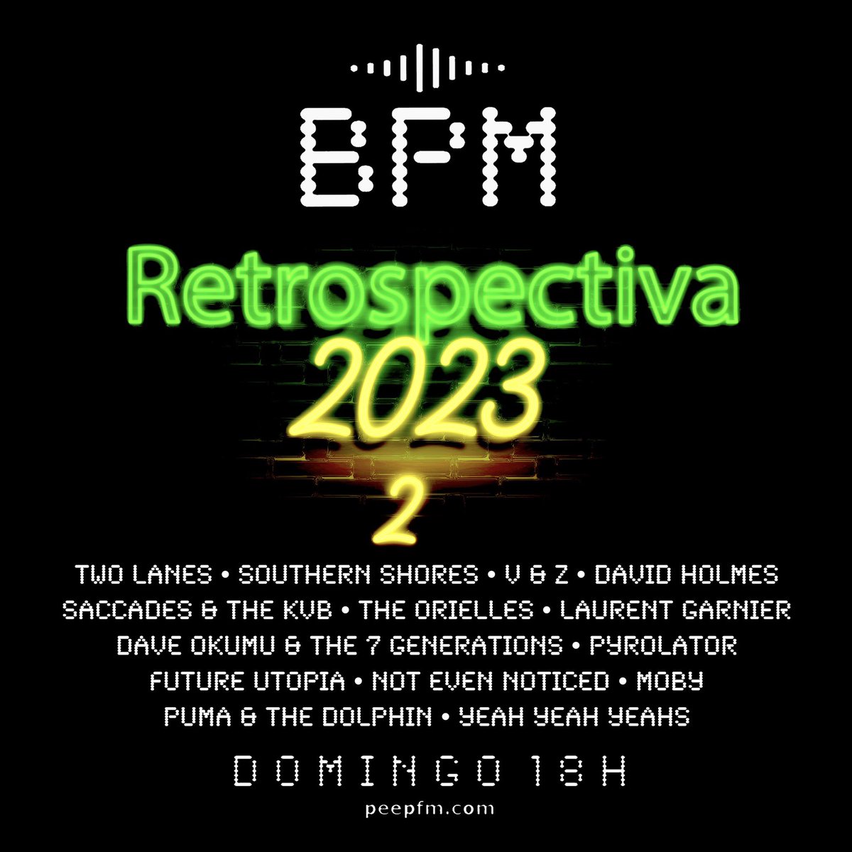 Hoje 21/01, às 18 horas, vai ao ar a 181ª edição do programa BPM e a Retrospectiva 2023 - parte 2 com <a href="/marciomasotti/">Marcio Masotti</a> pela peepfm.com