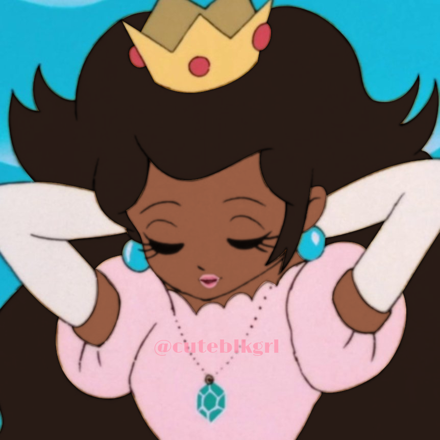 cuteblkgrl's tweet photo. Love this art style so much! #blackedit #blackprincesspeach https://t.co/4Yr3mwLtpc