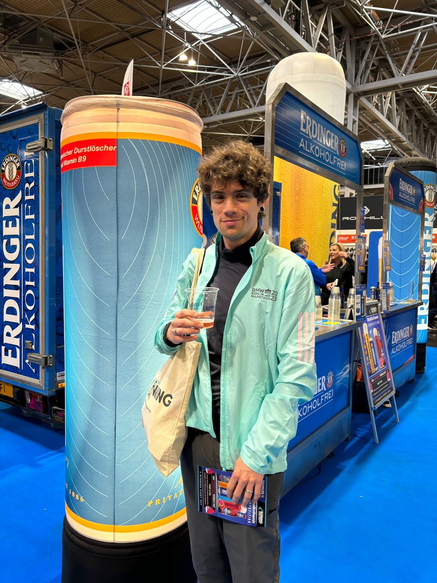 BenjiSSmith's tweet image. Loving the grapefruit @ErdingerAF_UK at the @nationalrunshow #itsallinthemix