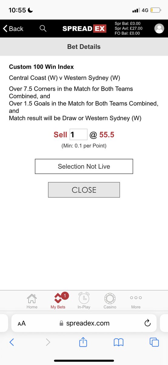 SamuelJGordon_'s tweet photo. @SpreadexSport what is the point in offering a cash out of it doesn’t let you…… https://t.co/dS5wl5q4Ka