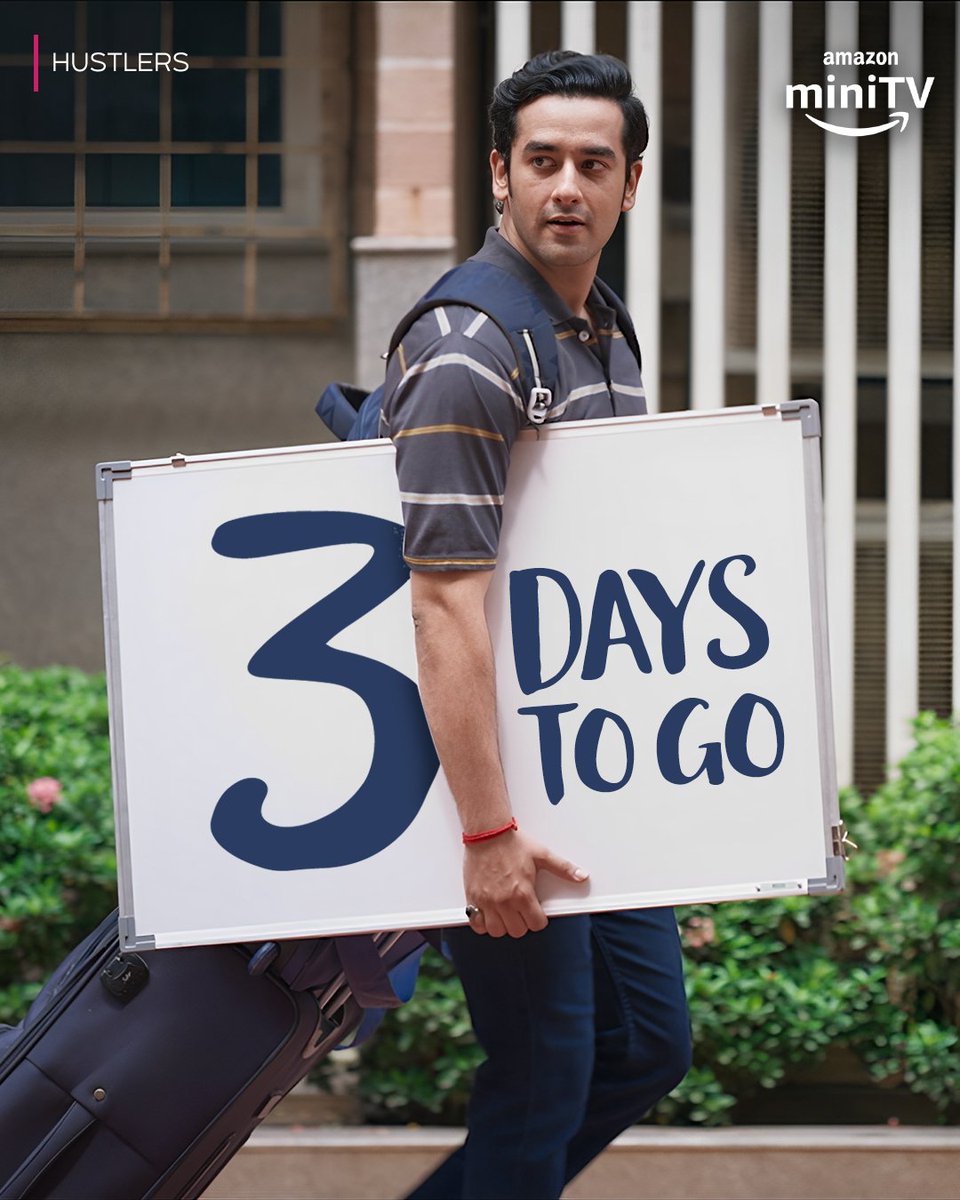 3 din main lekar aa rahe hain hum aapke liye Jugaad ka ek guidebook, reminder set karne matt bhoolna 😉  
watch #Hustlers releasing 24th Jan on #AmazonminiTV for FREE!  

#VishalVashishtha   

#AmazonminiTV #HustlersOnAmazonminiTV #HumBhiHustlers #ComingSoon
