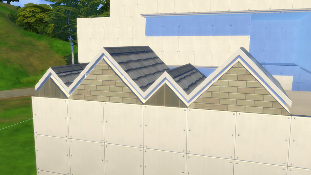 Peacemaker_ic's tweet photo. With everyone building up a storm right now, if you notice that a 1 tile-wide gable/half-hipped roof piece isn't showing wallpaper correctly, head over the AHQ and Me-too the bug. Been driving me nuts today but apparently its been around since august 😮 https://t.co/J1GcbPlpuU https://t.co/P8nS06U1YR