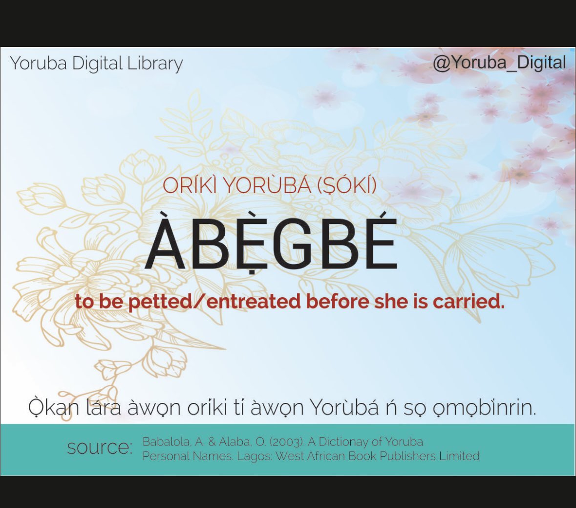 Yorùbá Digital Library tweet media