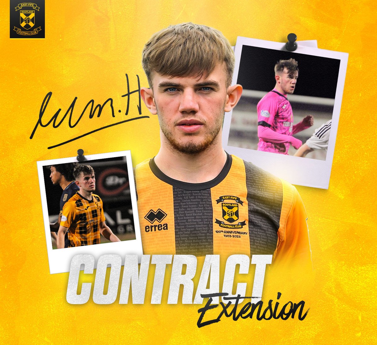 🚨𝗛𝗔𝗠𝗕𝗥𝗢𝗢𝗞 𝟮𝟬𝟮𝟱🚨

We’re delighted to announce that Callum Hambrook  a contract extension until the summer of 2025.

Callum has been on loan at Linlithgow Rose since November &amp; will spend the remainder of the season with the Lowland League side.