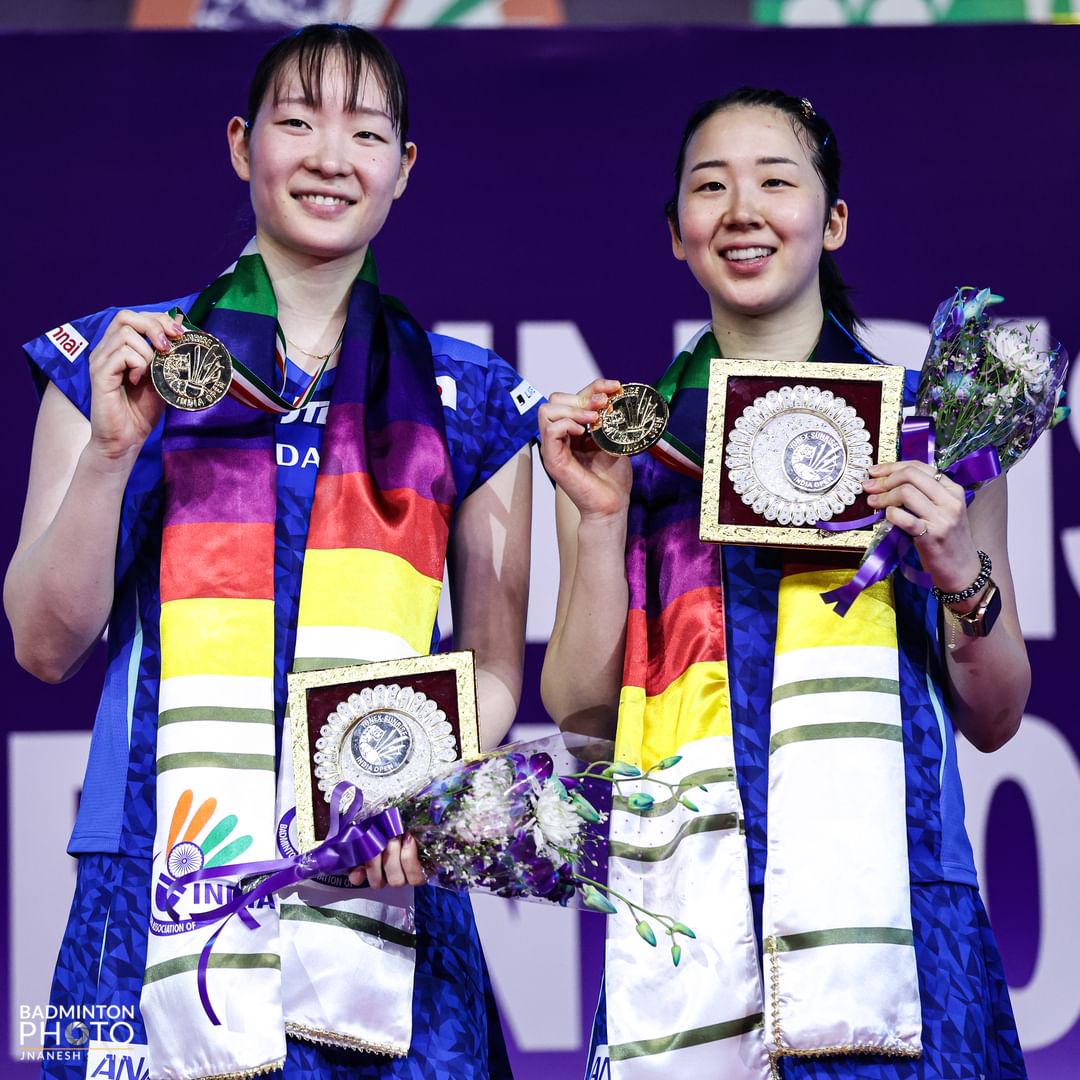 🥇🥇
Mayu Matsumoto / Wakana Nagahara
.
📸 Ig badminton Europe
.
#IndiaOpen2024
#IndiaOpenSuper750