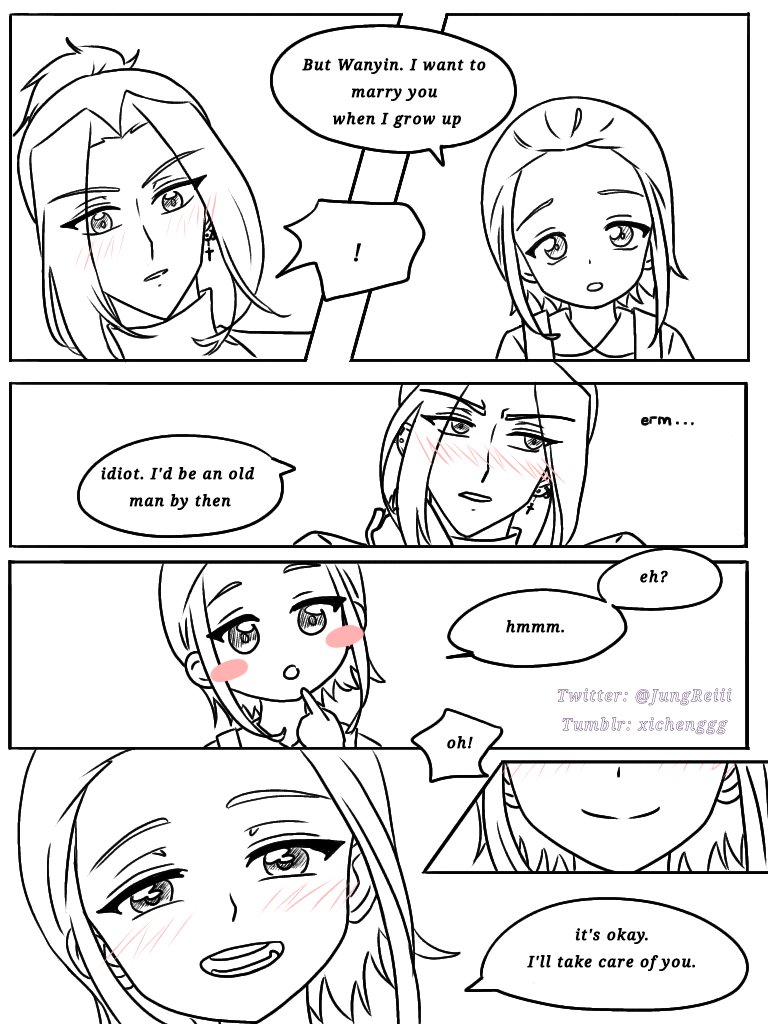 A Modern Xicheng Mini comic where LXC is just a child and JC is already an adult.
#xicheng #JiangCheng #LanXichen