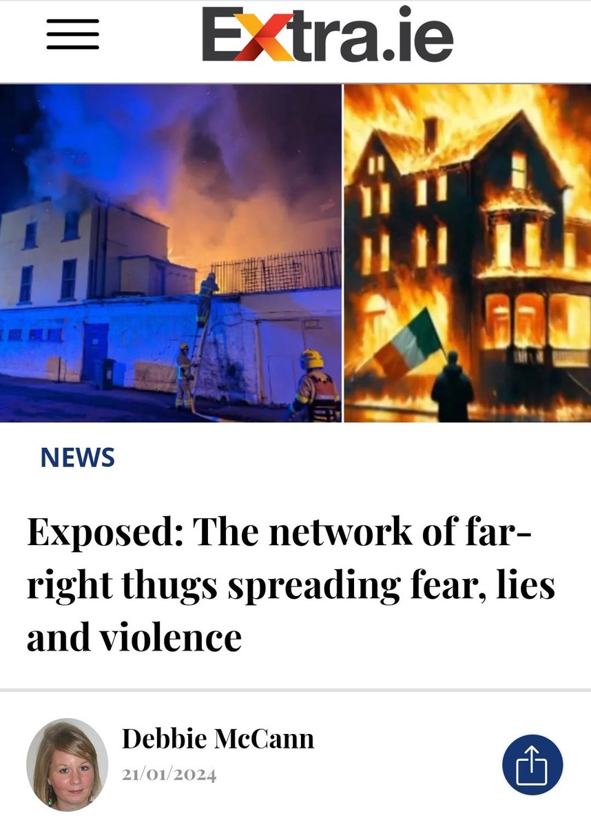 caulmick's tweet photo. A network of far-right agitators is orchestrating a campaign of disinformation in towns across the country where asylum seekers are due to arrive, stoking local fears and inciting people to burn down buildings.
#FarRight
#Fireland
https://t.co/wfonxLaoGZ https://t.co/iTTPoqpzk2